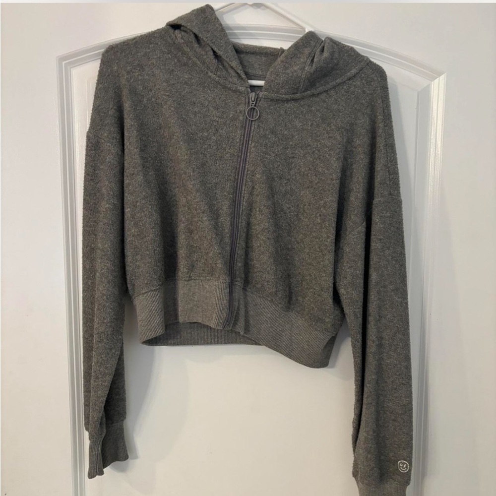 Cropped Zip-Up Jacket